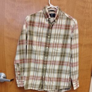 1901 Men's Plaid Trim Fit Flannel Shirt